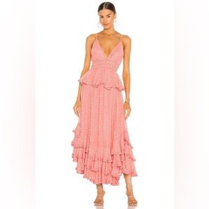 Rococo Sand Aria Maxi Dress - Peach size medium